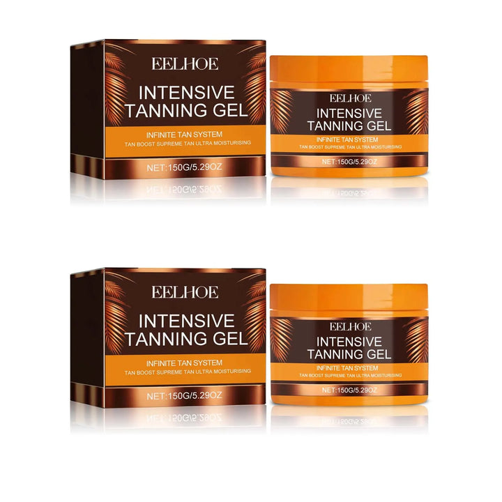 Intensive Tanning Gel Body Self Tanner Booster Sunbed Sun Bronzer Repair Nourishing Skin Coloring Sunless Fake Tan Tanning Gel
