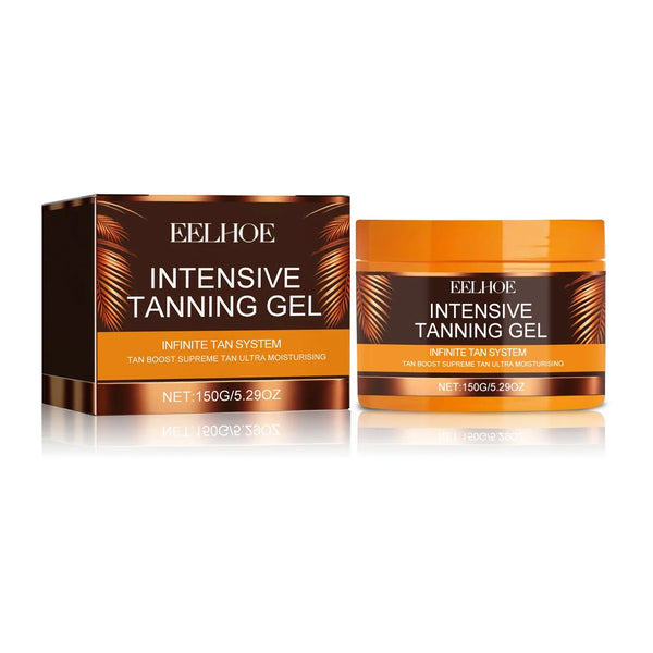 Intensive Tanning Gel Body Self Tanner Booster Sunbed Sun Bronzer Repair Nourishing Skin Coloring Sunless Fake Tan Tanning Gel